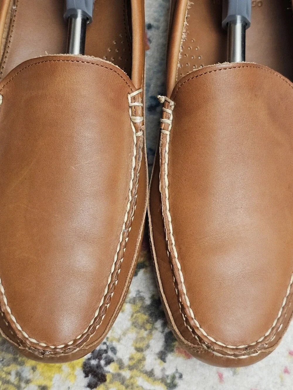 Allen Edmonds Interstate 90 Mens Shoes Size 15 Brown Leather Loafer Slip On